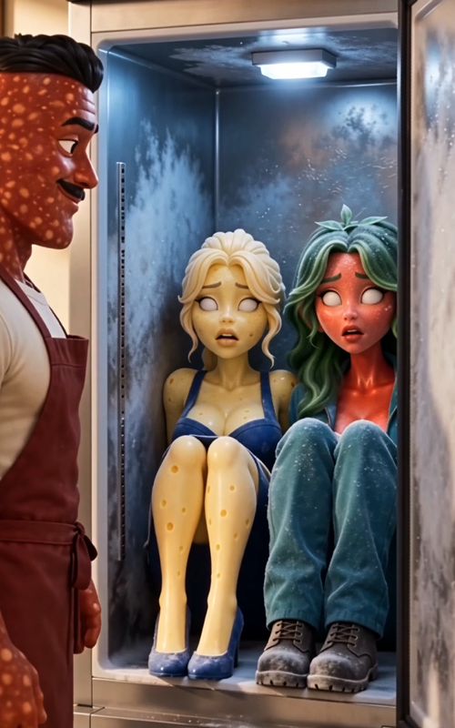 Slice To Meet You Part 3 #fruitdrama #fruitanimation #novelfruits #animation #foodstory  — AI fruit video by @pedrito.stories