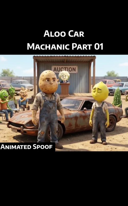 jis Car ko sabne kabad samjha, usi ko Garib Mechanic Aloo ne kyon khrida? 🔥 | Vegetable Story — AI fruit video by @pushto_cartoon_story