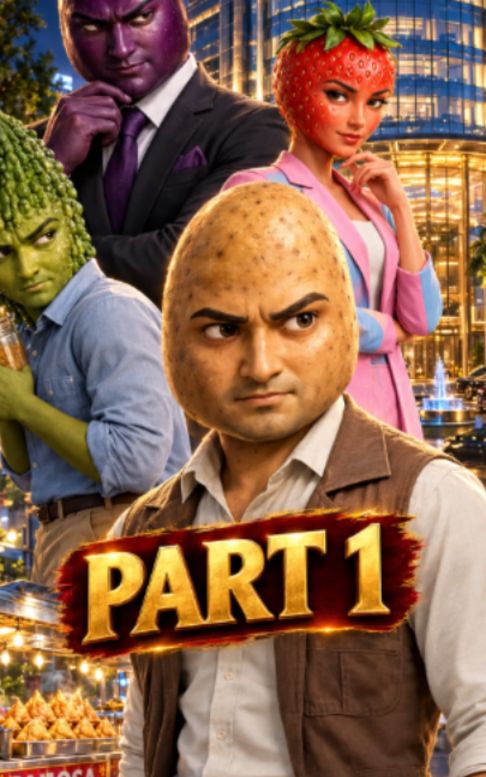 Ghareeb Aloo Ka Samosa Chha Gaya, To Baingan Ne Rachai Khatarnak Saazish! 😱 | Part 1 #TikTokViral # — AI fruit video by @vegora.kidz