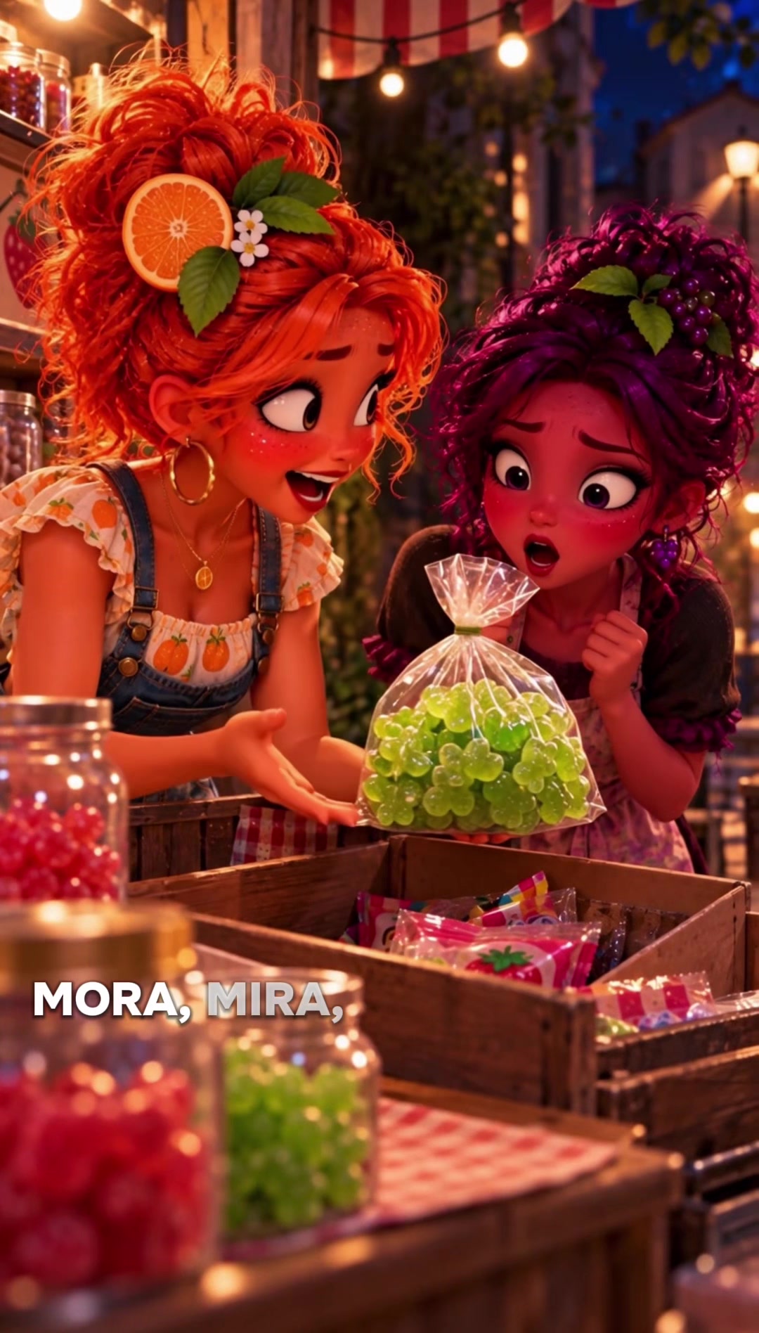 Dulces de fresa 🍓 | parte 12 
(La siguiente frutinovela es la historia de naranja )
#frutinovelas # — AI fruit video by @huerflix