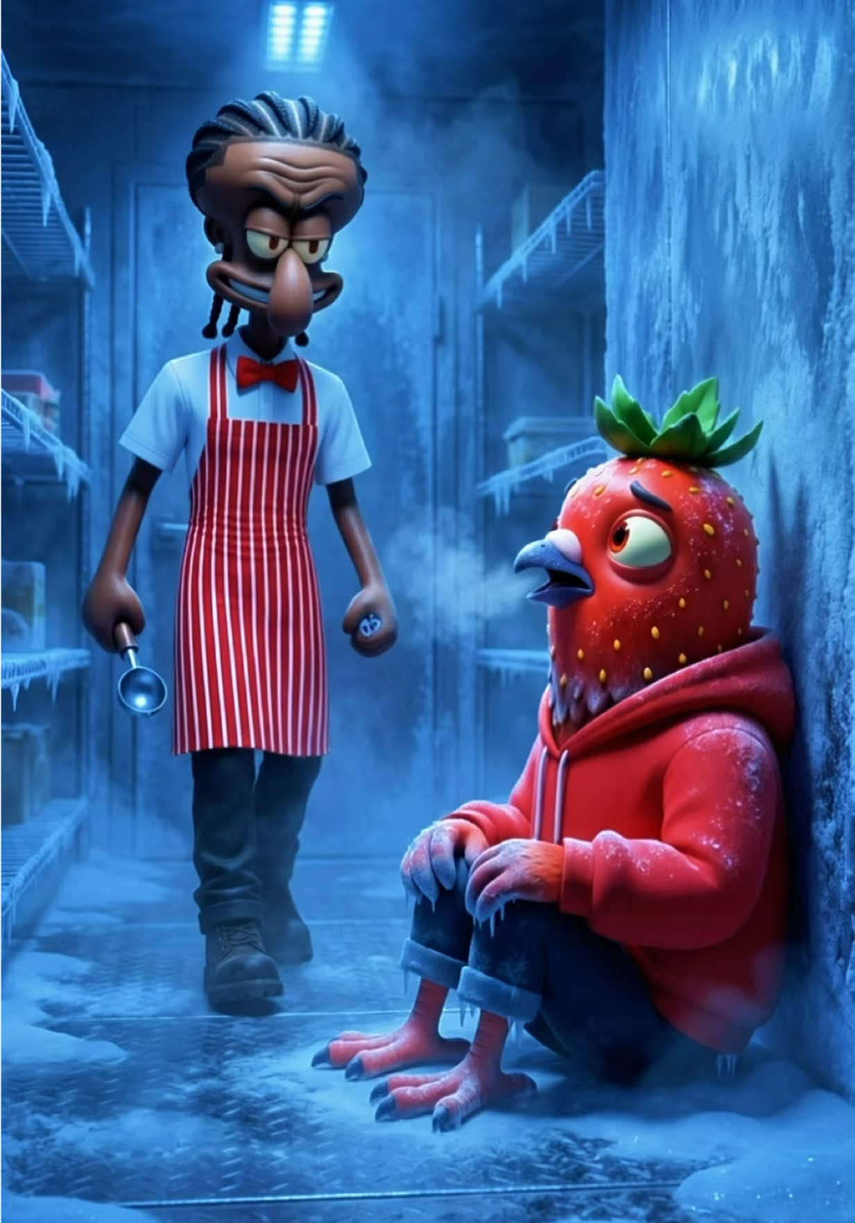 Part 7 #spongebob #aistory #pigeon #brainrot #aivideo — AI fruit video by @spongecuhhhh