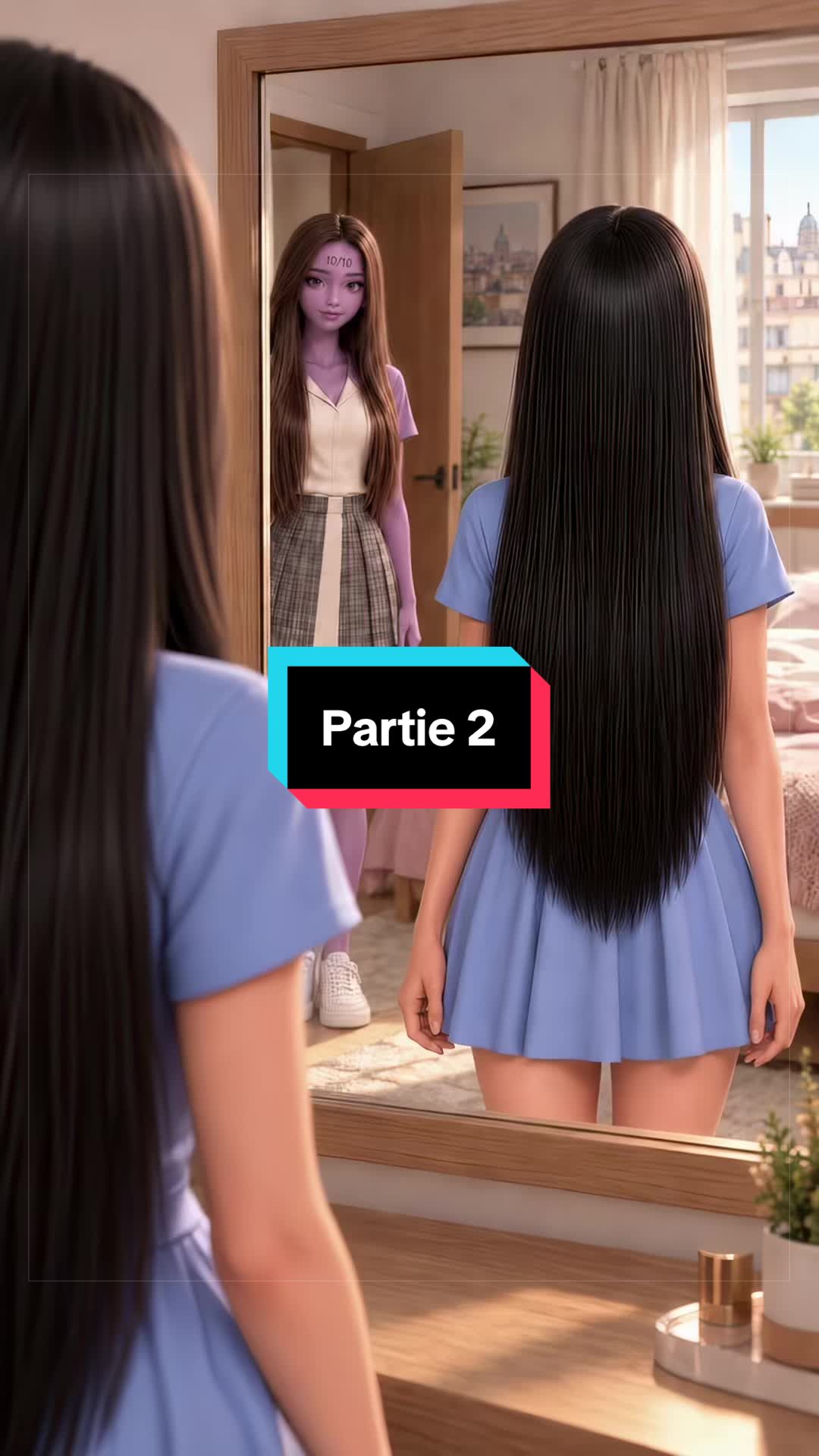 Partie 2 | Elle peut enfin voir sa note 😳 , mais qu’est ce que cela veut dire ? | #fruitstory #stor — AI fruit video by @fruitstory973