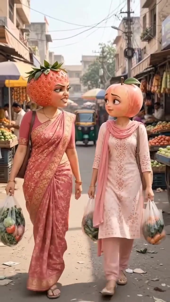 عشان الورث حاولت تتخلص من البنت لكن ماسيحدث اغرب الحلقة الأولى من زواج بالغصب  🥂❤️. #fruitstory #an — AI fruit video by @7kawi_ai