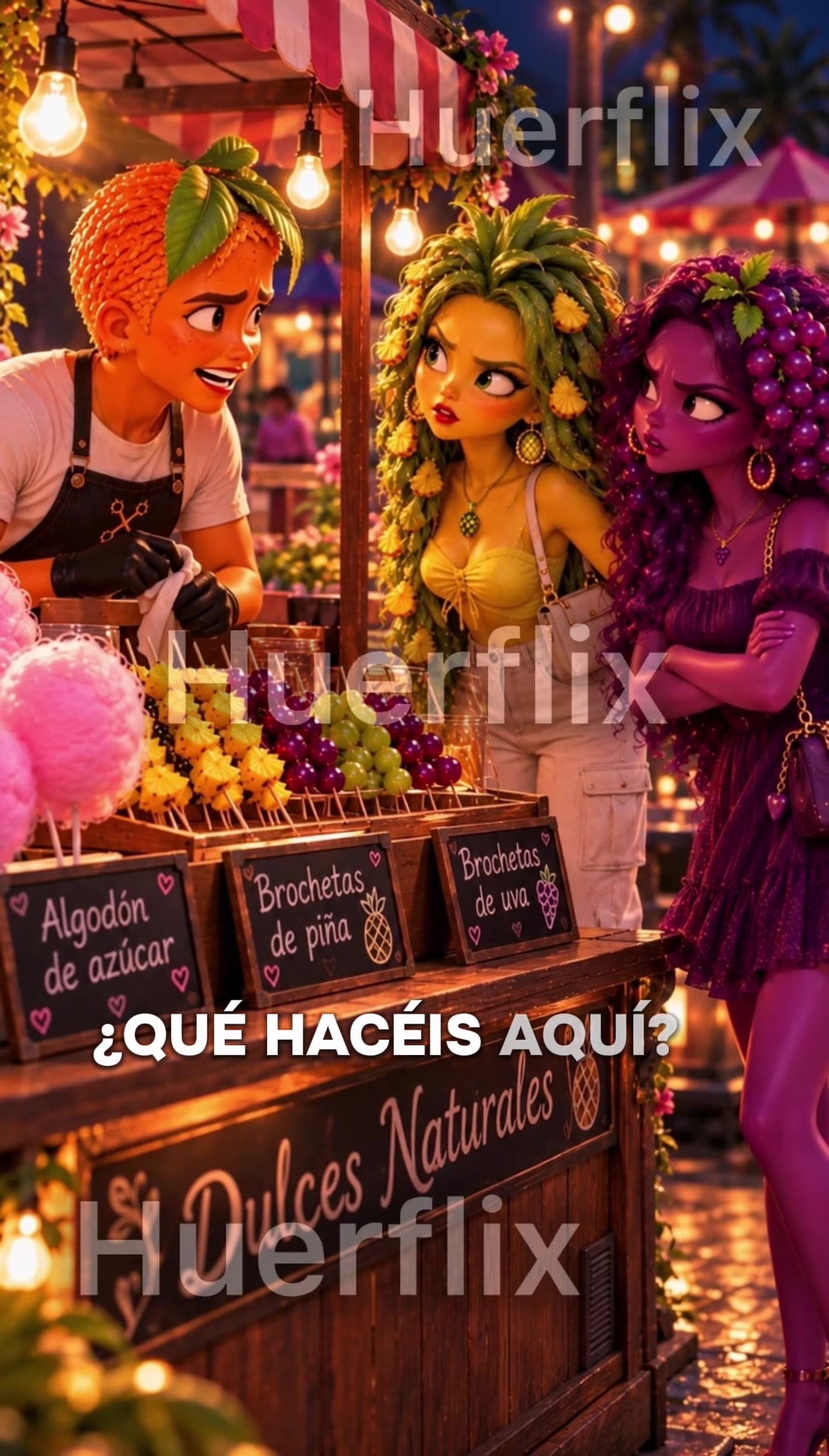 La historia de naranja 🍊 | parte 5
#frutinovelas #novelasdefrutas #fruitanimationstory #foodstory 
 — AI fruit video by @huerflix