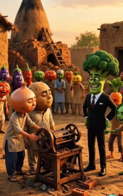 alu ny 1 lakh ki machine baba sy khreed li 🤗😮 #creatorsearchinsights  #aianimation #aloostory #veg — AI fruit video by @manutoonworlad13