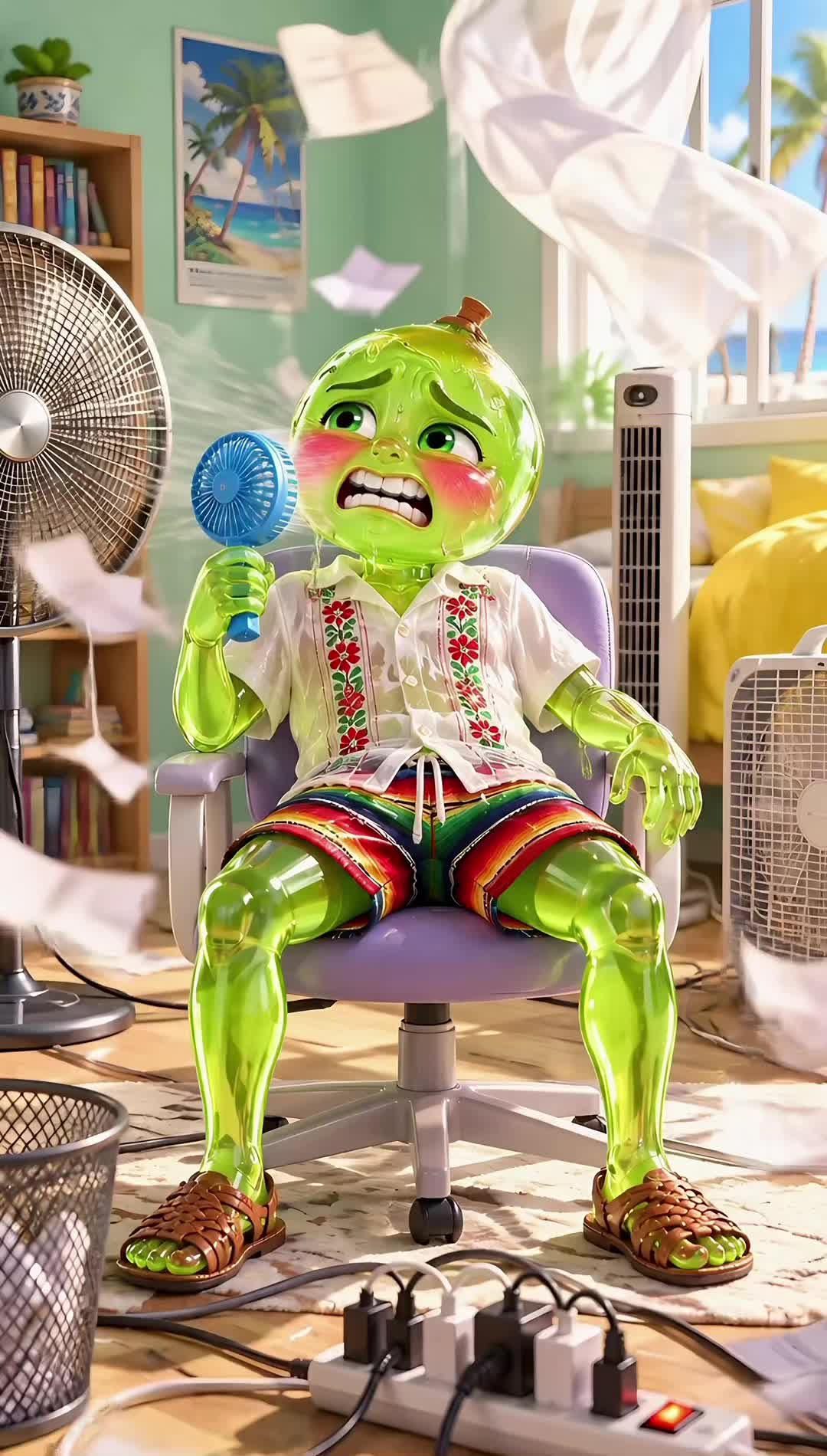 #aifruit #aistory #fruitstory #fypシ #tiktok — AI fruit video by @zasai26