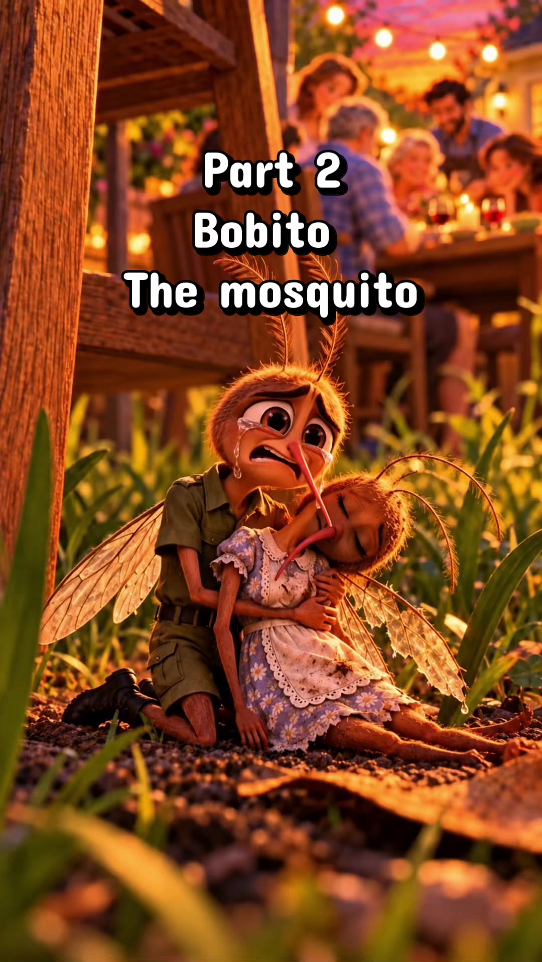 Part 2 Bobito The mosquito #ai #aistory #fruitstory #fruit #viral — AI fruit video by @fruitheatre