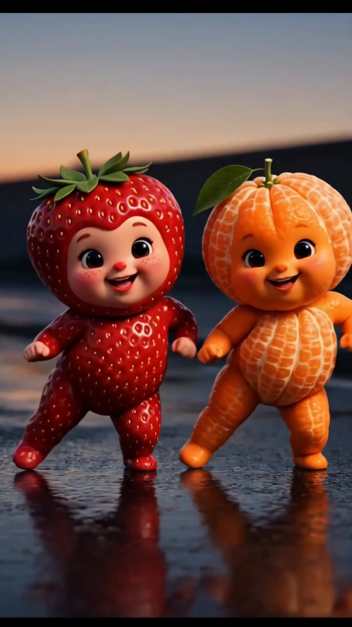 #dancingfruit  #fyp  #aigenerated  #aifruit  #strawberry — AI fruit video by @elingeniero640