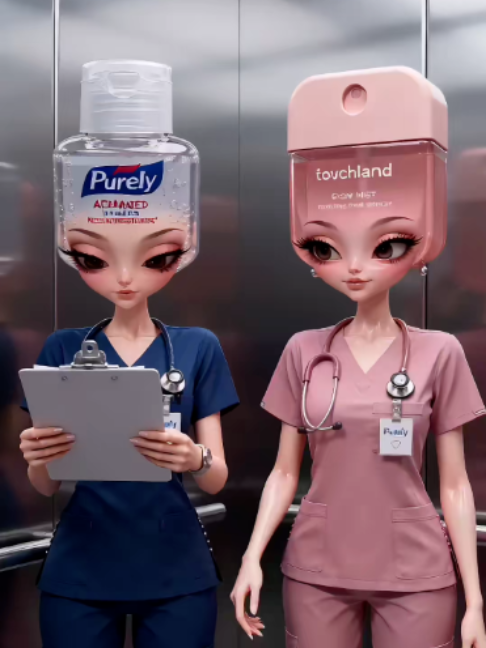 WHICH HAND SANITIZER DO YOU LIKE MORE#fyppppppppppppppppppppppp #crab #AI #resort #aistory #spongebo — AI fruit video by @datapulse0