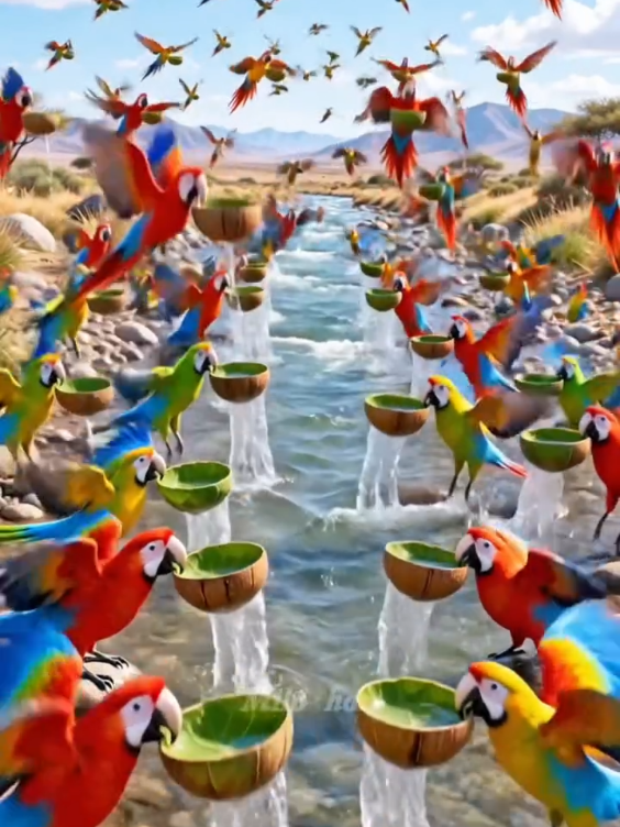 Milo Couldn’t Save One Family, So Milo Built a Pond for Every thirsty animals 😭❤️#EmotionalStory #B — AI fruit video by @nimo_little