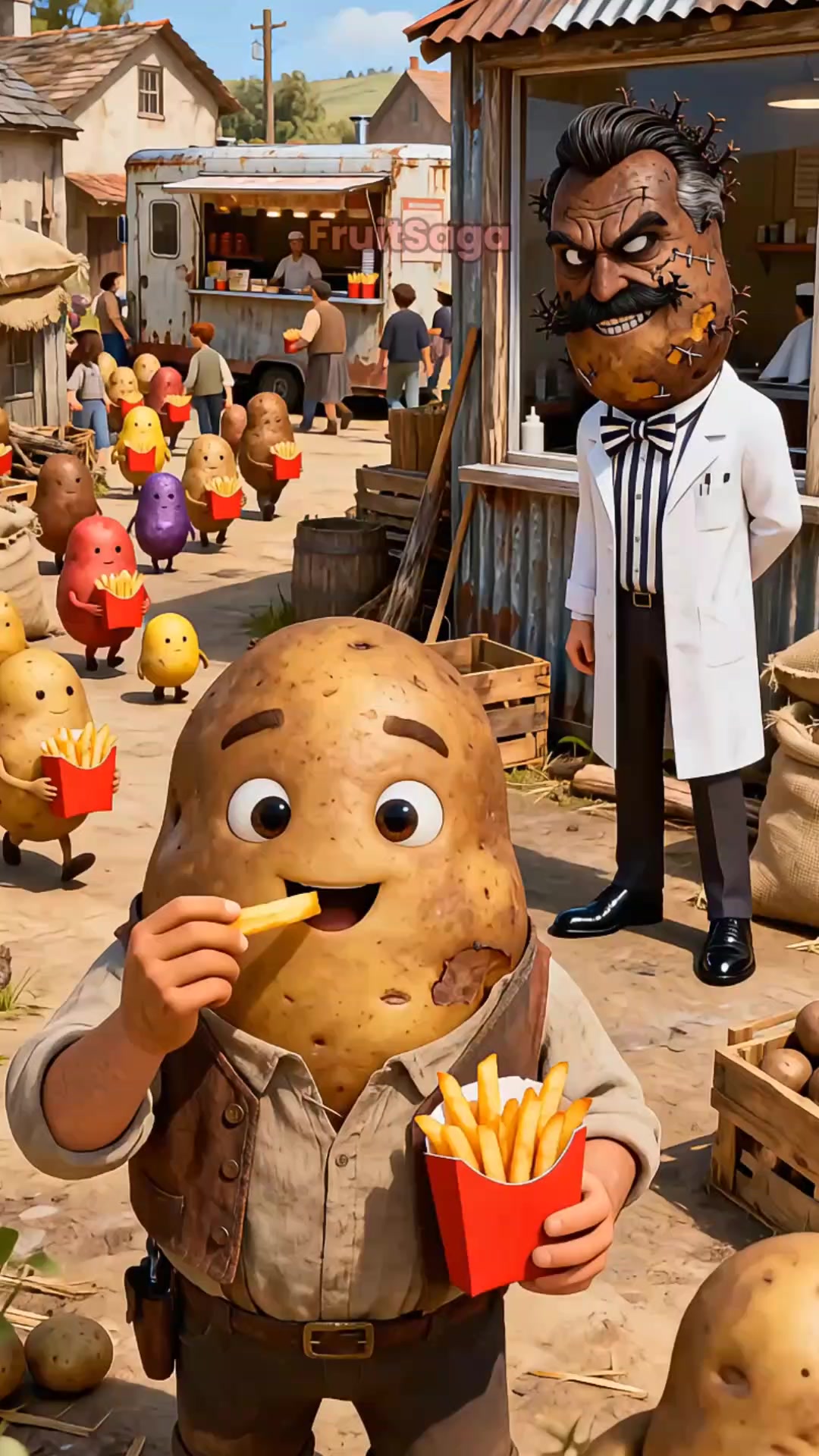 #cartoon #aivideos #fruitai #Brainrot #aifruits — AI fruit video by @fruitsaga00