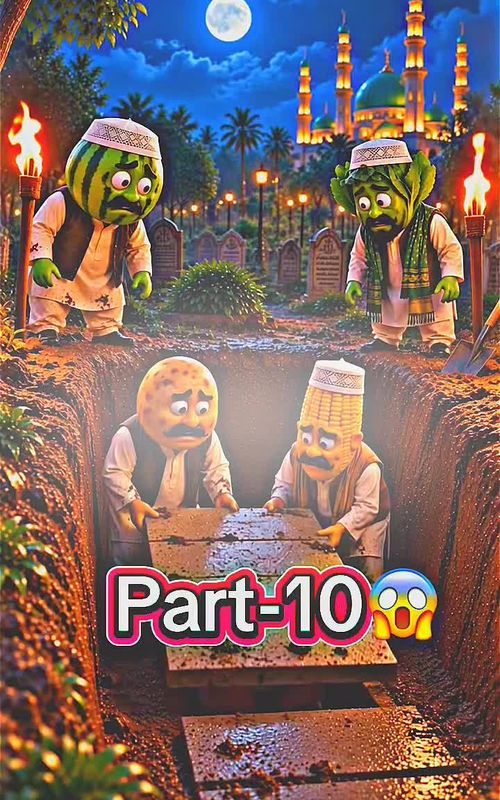 Aalo ki ma ki qabar part _10😱#fypp #aicartoon #vegitablesstory #aicontentvideo #aistory  — AI fruit video by @shah_zain_qureshi1