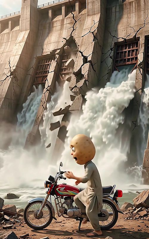 Part 1 there is a flood in potato village 🥹🤧#foryoupage❤️❤️ #viral #fyp #aicartoonvideo #cartoon — AI fruit video by @gta5creator6699