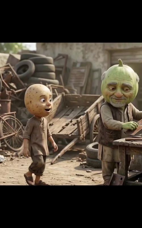 #allu #vegetablestory #aivagetables #emotionalstory #tiktokgrowthchallenge  — AI fruit video by @vegetable.cartoon.tv