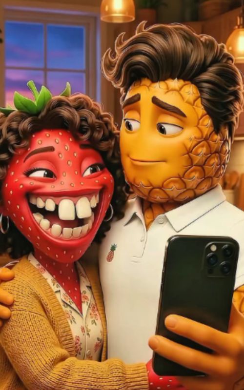Ai Fruit story USA🇺🇸🍓🍍 #ai #aistory #fruitstory #fruits #viral — AI fruit video by @ai_furit_city_8