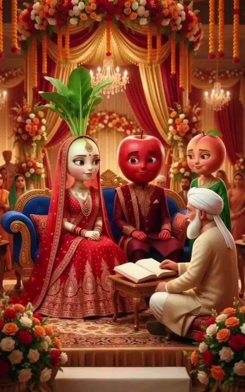 aivegetablesvideo#vegetablestory#aivideos#viral#foryoupage❤️❤️  — AI fruit video by @dua115518