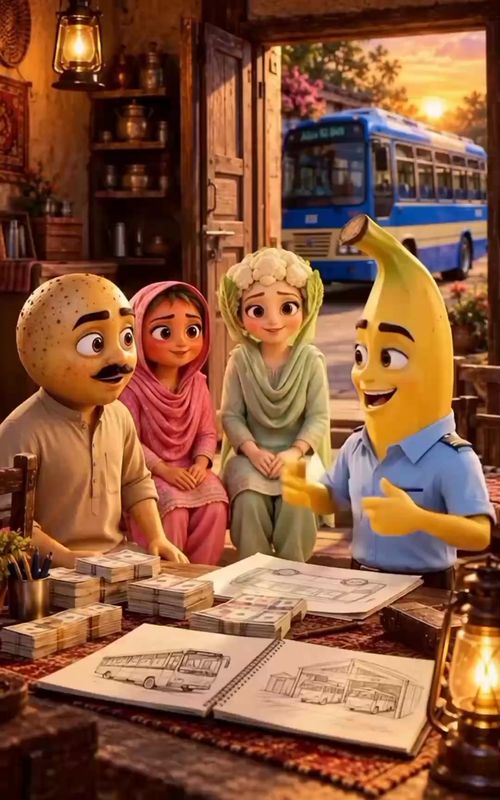 Alloo ki Buss #creatorsearchinsights #vegetablesstory #fruitstory #emotionalstory #alloostory  — AI fruit video by @fruveggietales