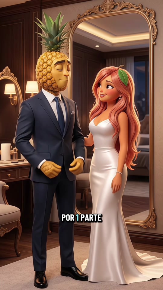 "El precio de la amistad por una piedra de oro". Parte 3 #fruit #sad ... — AI fruit video by @clipsseries85