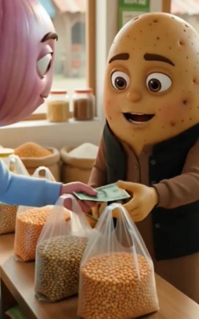#creatorsearchinsights  #aianimation #aloostory #veggietales #storytime #alu ##lasan #urdustory #vir — AI fruit video by @sabziworldtv804