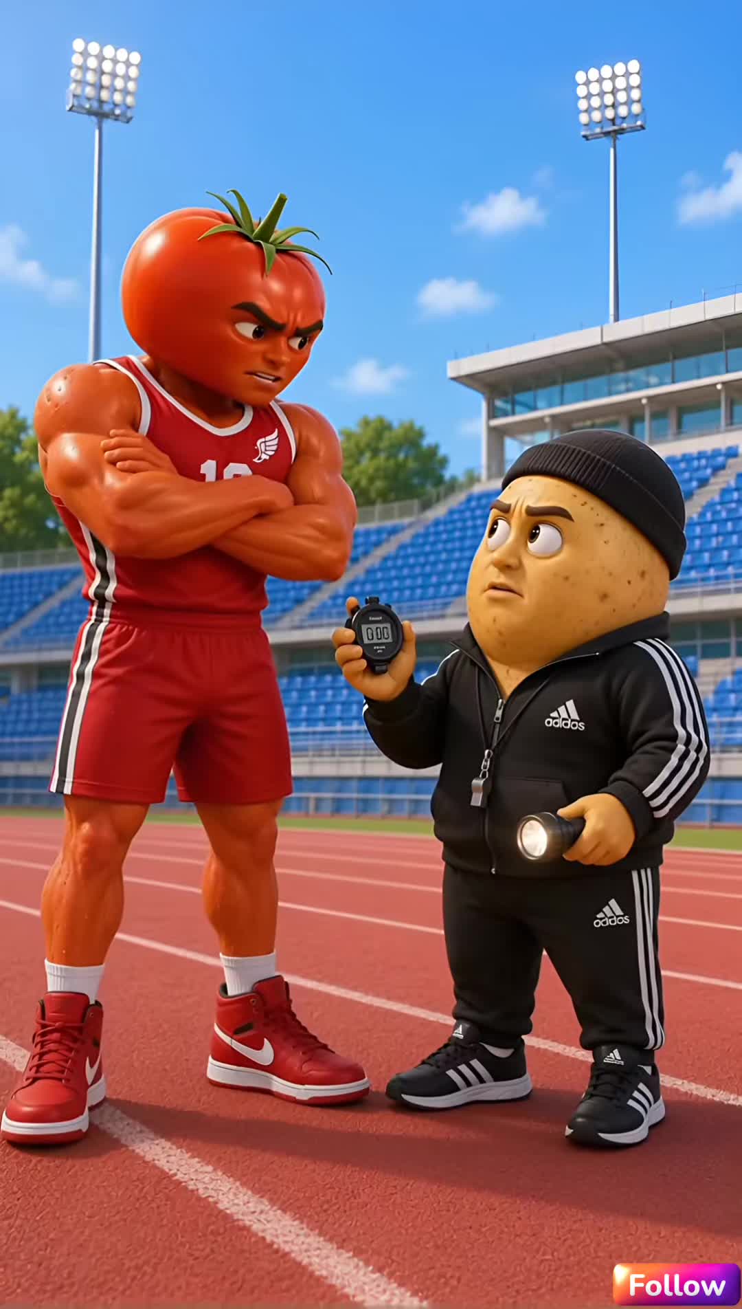 Episode 3: The Strawberry Boy  won the Championship  #fruitstory #fyp #viralreel — AI fruit video by @storynest637