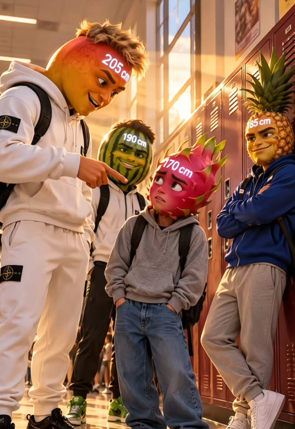 C’est pas la taille qui compte. #aistory #france #fruitstory #storytime #WhatToWatch — AI fruit video by @fruitystoryfr_