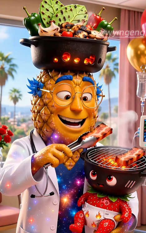 Parte1#aianimation #fruitdrama #frutas #fruitstory #viral  — AI fruit video by @wymgeng