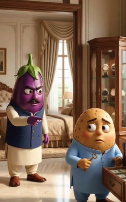 alu rony sy amer ban gita 😎😎 #creatorsearchinsights  #aianimation #aloostory #veggietales #storyti — AI fruit video by @manutoonworlad13