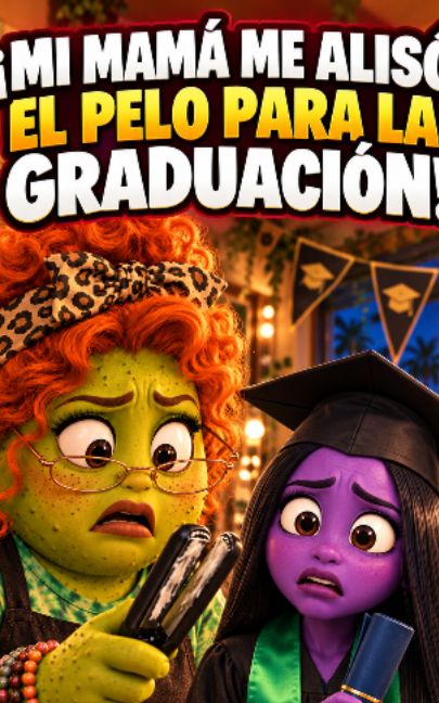 ¡MI MAMÁ ME ALISÓ EL PELO PARA LA GRADUACIÓN! PARTE 1 #fruitstory #animatedstories #aianimation #fru — AI fruit video by @strawberrysadventures