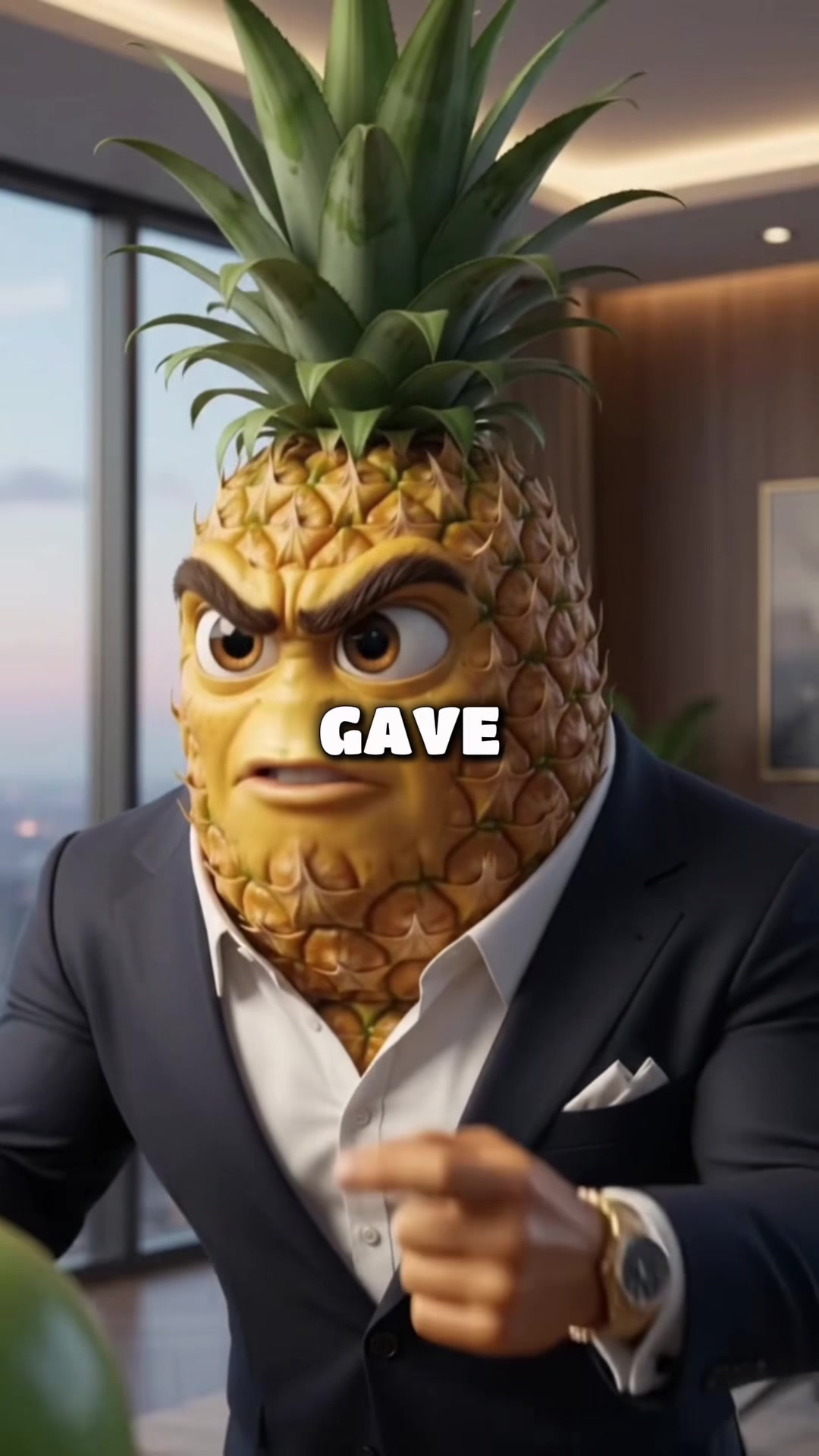 Part 1- He gave his sons a million pound each to test there buisness skills 🤯 #viral #aistory #emot — AI fruit video by @fruitsoapai