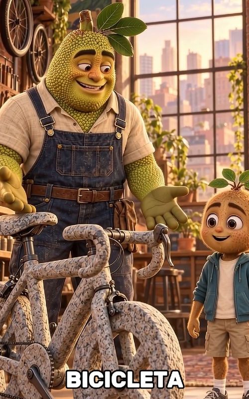 El Kiwi y la Bicicleta de cemento #fruitdrama #frutinovela #fruitstory #plottwist #aifruit — AI fruit video by @explainedbyoogway