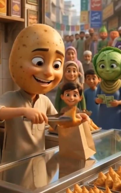#creatorsearchinsights  #aianimation #aloostory #veggietales #storytime #alu ##lasan #urdustory #vir — AI fruit video by @zainedit804d