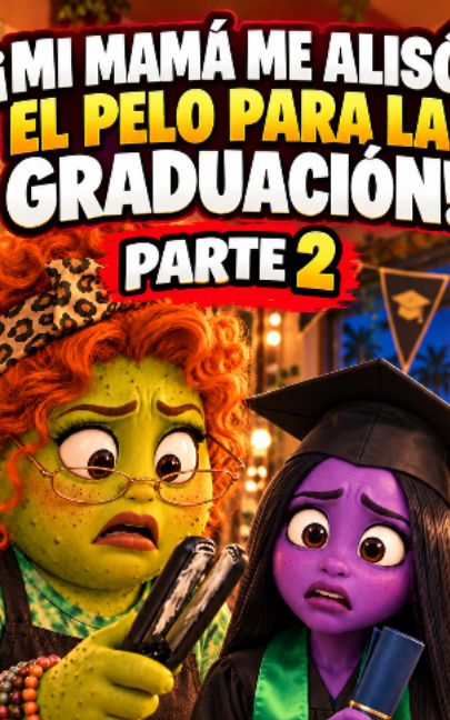¡MI MAMÁ ME ALISÓ EL PELO PARA LA GRADUACIÓN! PARTE 2 #fruitstory #animatedstories #aianimation #fru — AI fruit video by @strawberrysadventures