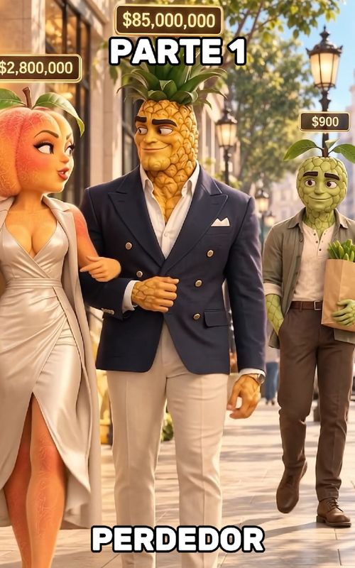 Pt.1. El secreto de mi ex #fruitdrama #frutinovela #fruitstory #plottwist #aifruit  — AI fruit video by @explainedbyoogway